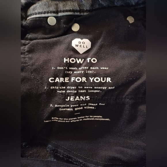 A Madewell The Curvy Perfect Vintage Straight Jean Lunar Wash - Picture 8 of 9